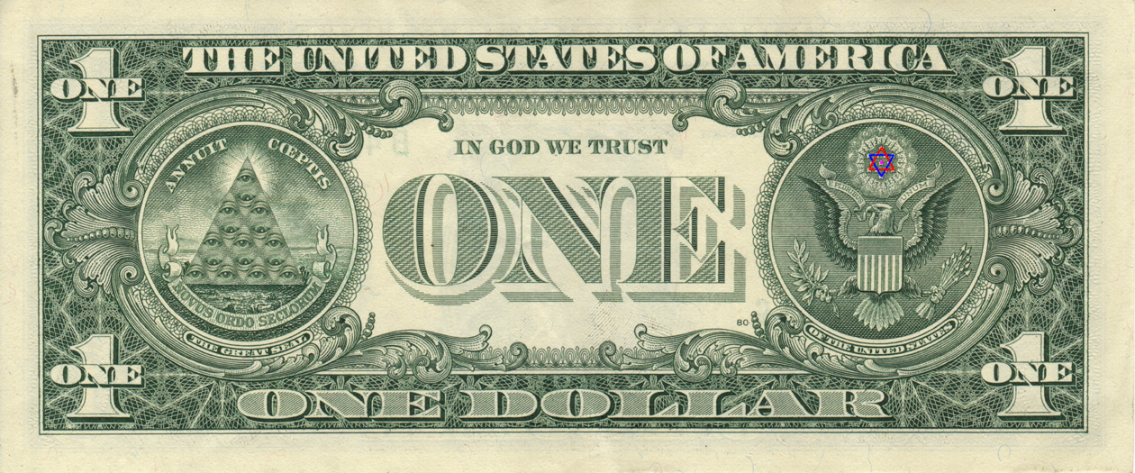 American One Dollar Bill