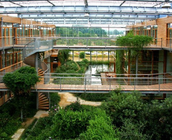 Atrium Architecture Design Green