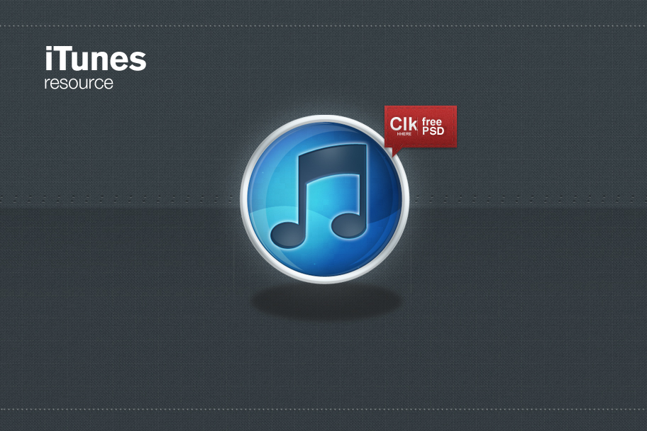 Available On iTunes Logo PSD
