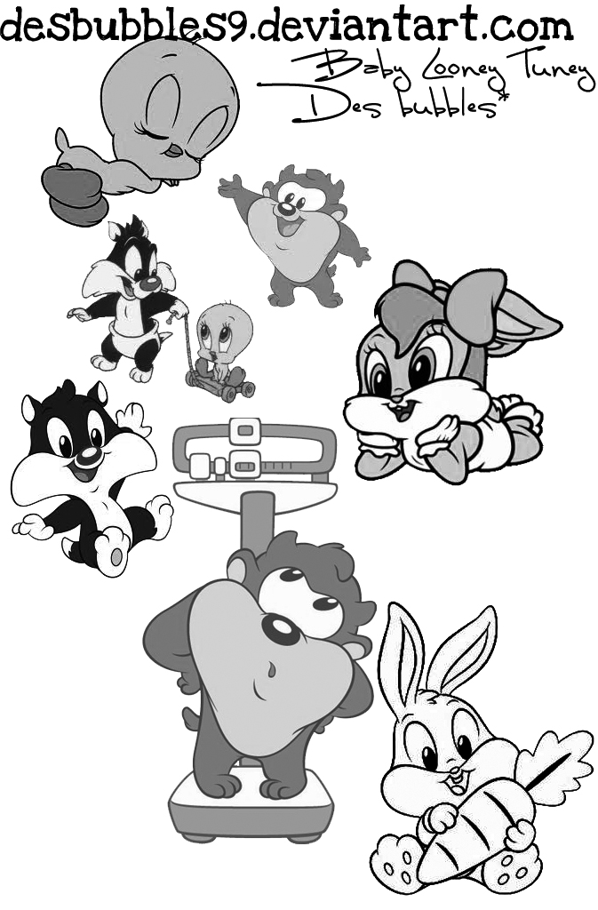 Baby Looney Tunes Black and White