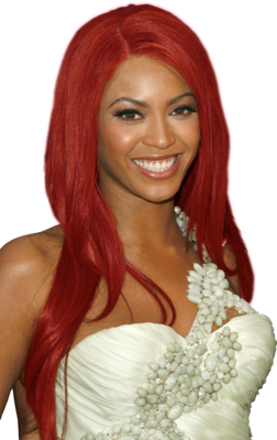 Beyonce with Red Hair Beyonce with Red Hair