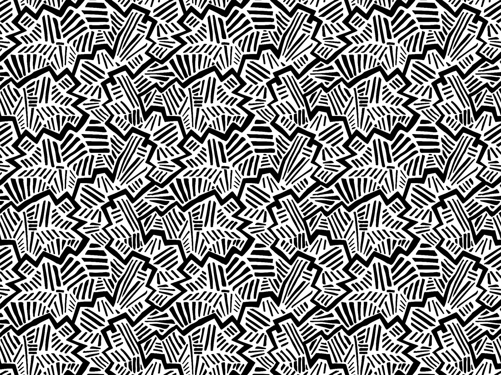 Black and White Abstract Designs Pattern Black and White Abstract Designs Pattern