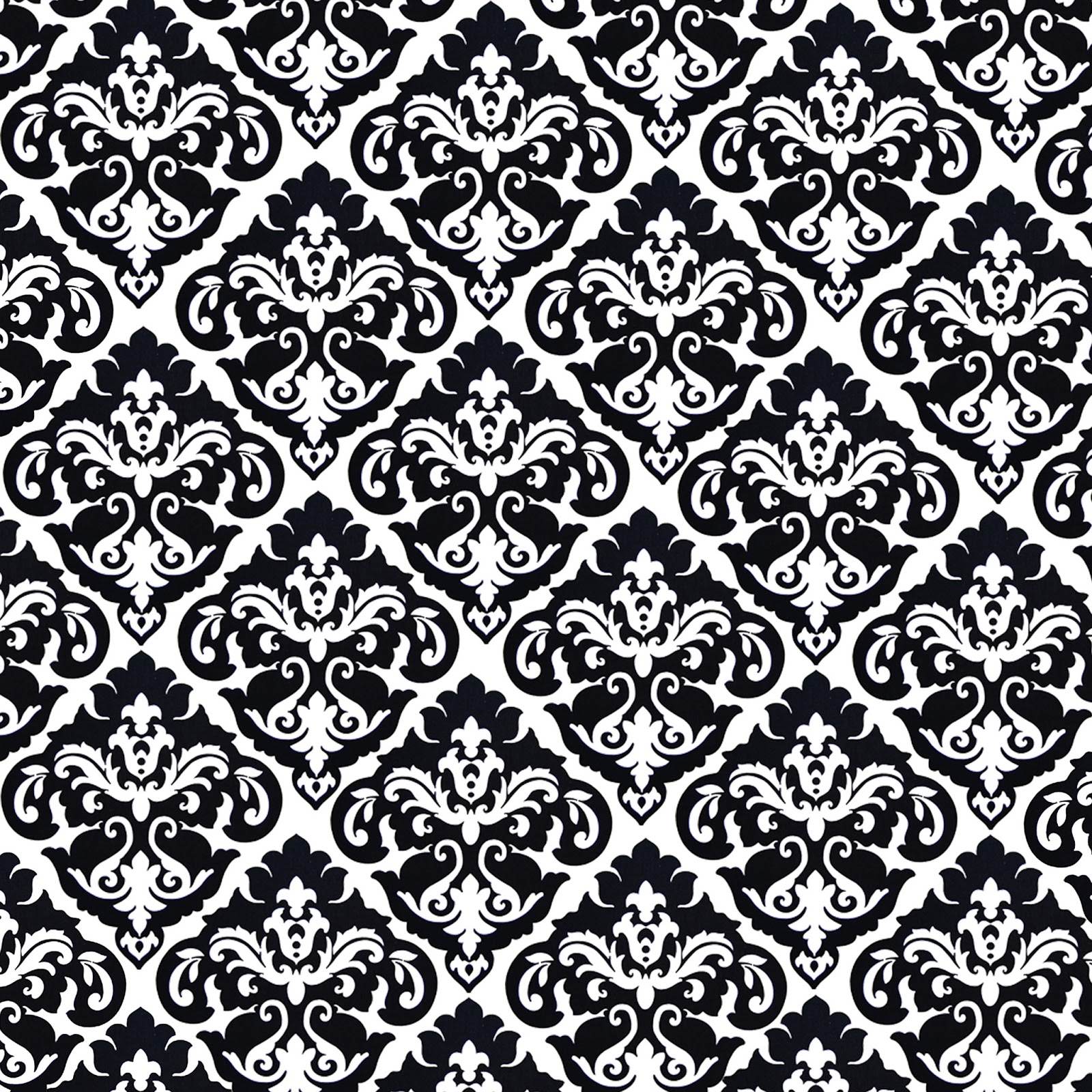 Black and White Damask Black and White Damask