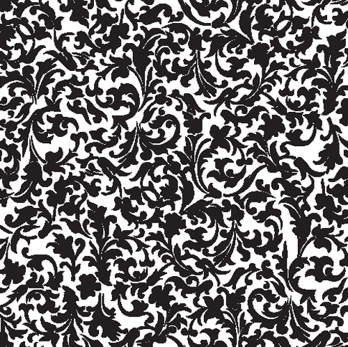 Black and White Flower Patterns