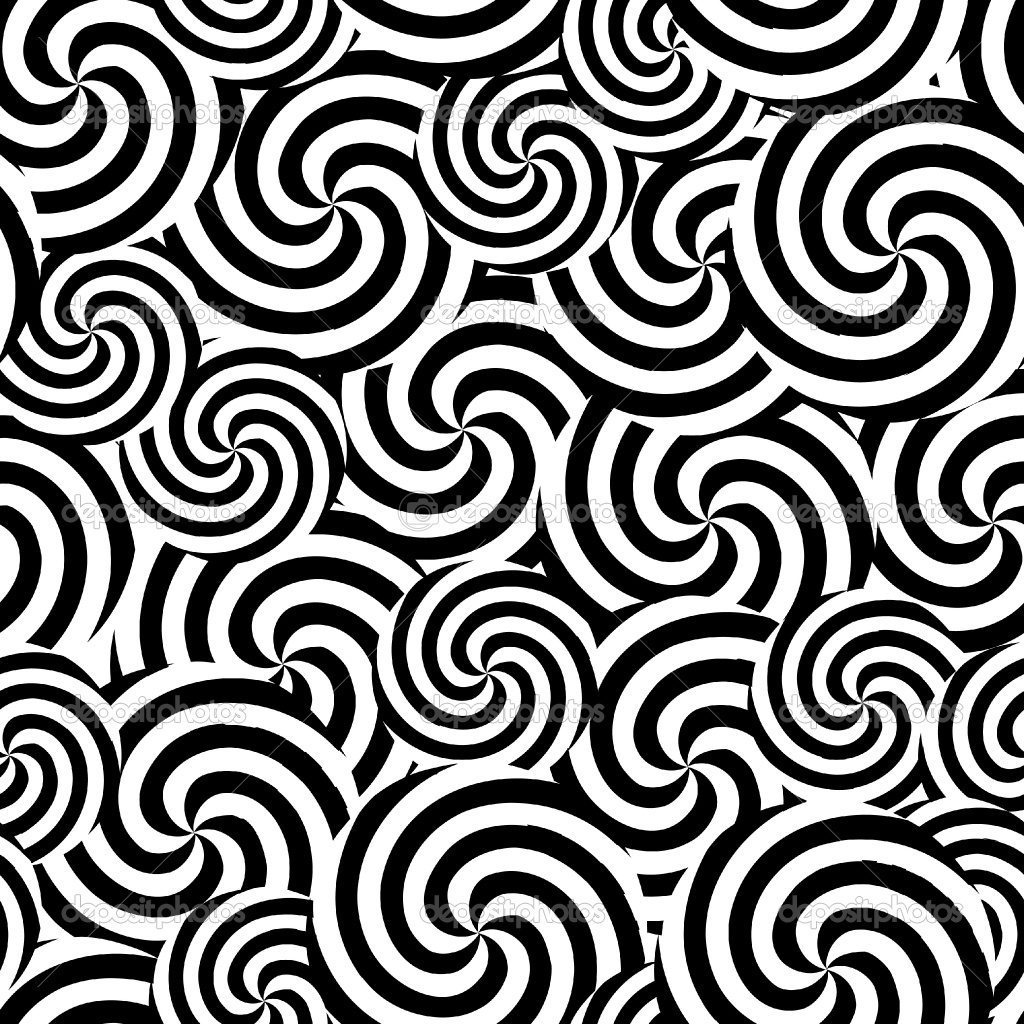 Black and White Swirl Pattern