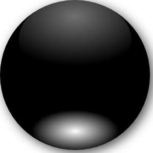 Black Circle Button Clip Art