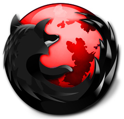 Black Firefox Icon