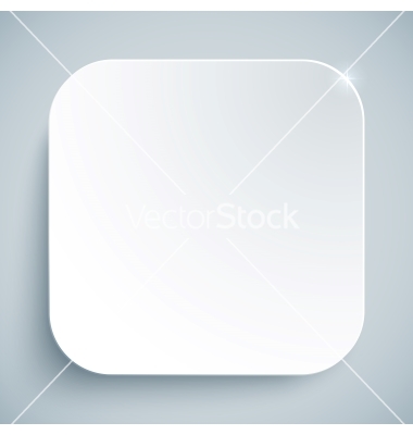 Blank White Icon Template