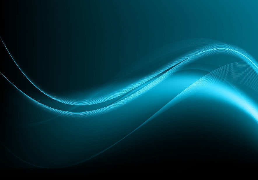 Blue Abstract Waves Vector Illustration