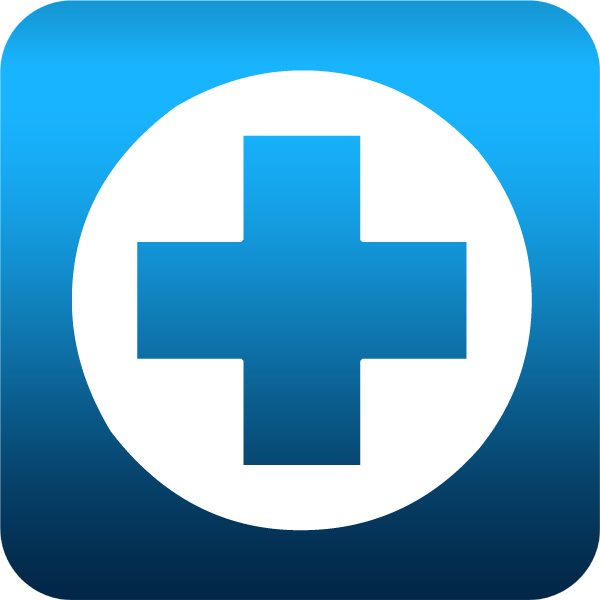 16 Blue Medical Cross Icon Images