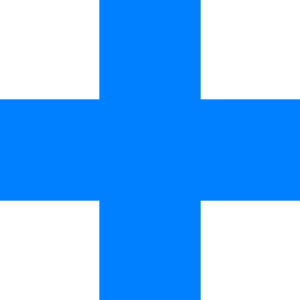 Blue Crosses Clip Art