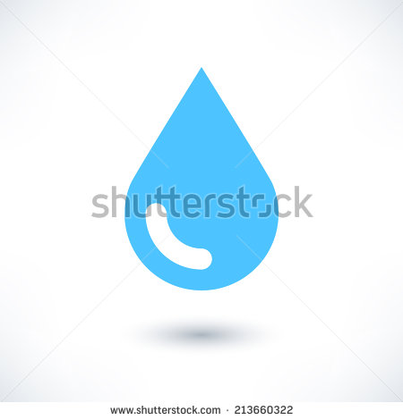 Blue Water Drop Icon