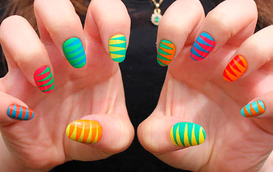 Bright Nail Art Designs