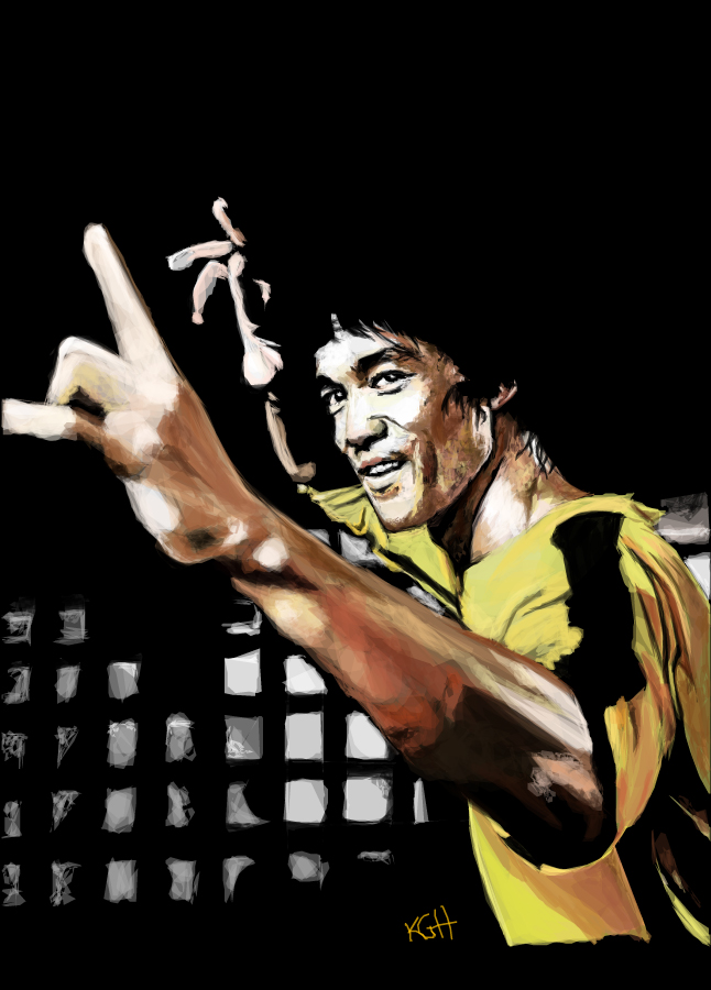 Bruce Lee Painting Artist