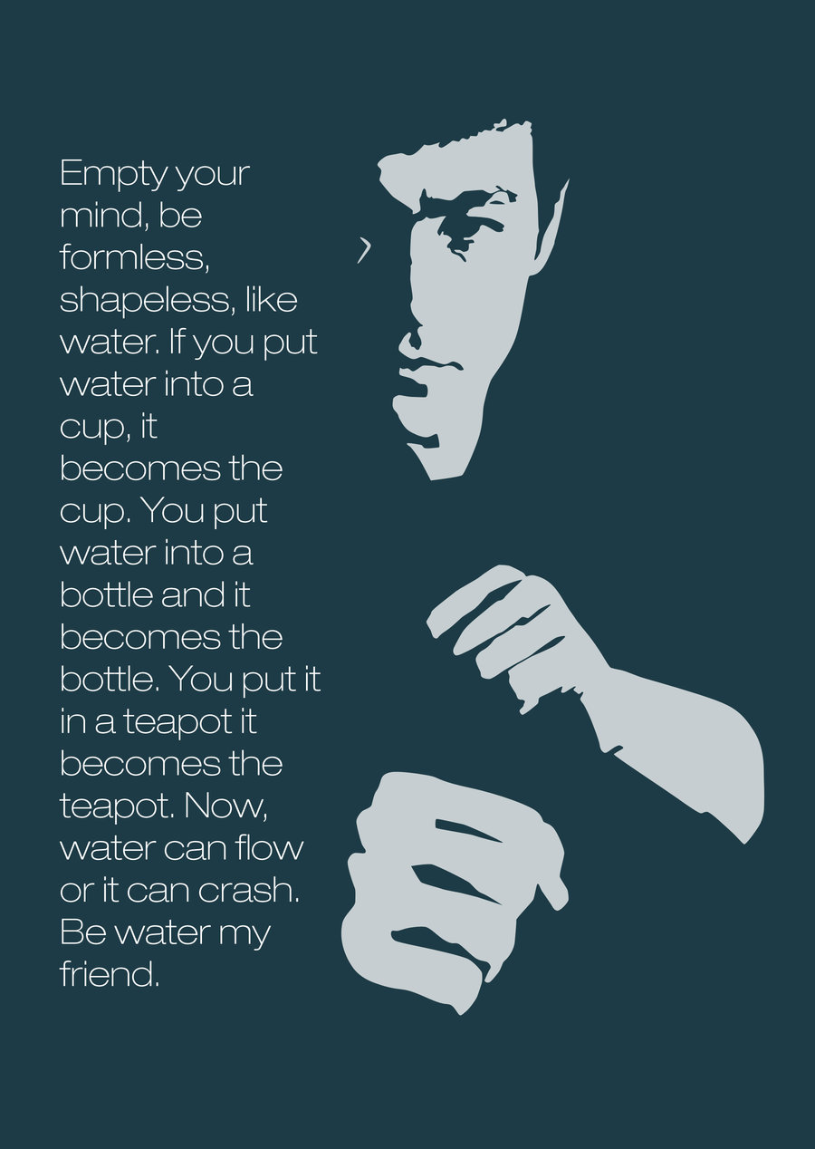 Bruce Lee Water Quote