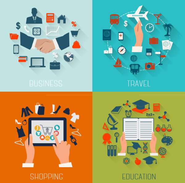 Business Travel Icons Free Download