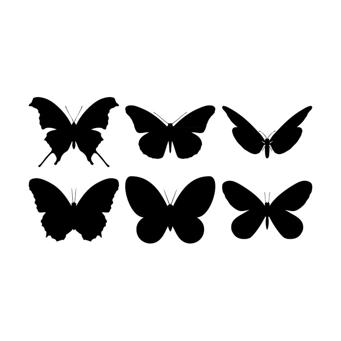 Butterfly Silhouette Vector