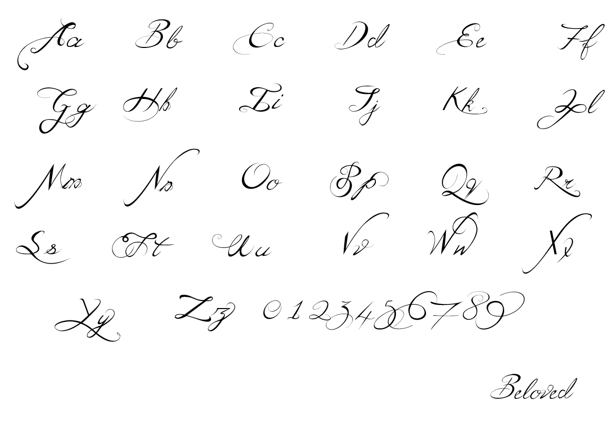 Calligraphy Script Fonts