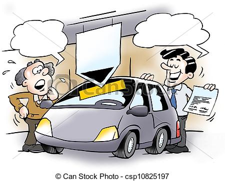Car Salesman and Customer Car Salesman and Customer