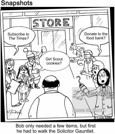 Cartoon Food Bank