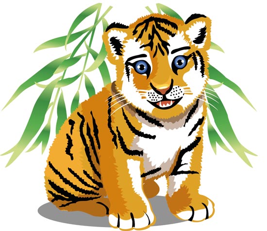 Cartoon Jungle Animals Clip Art