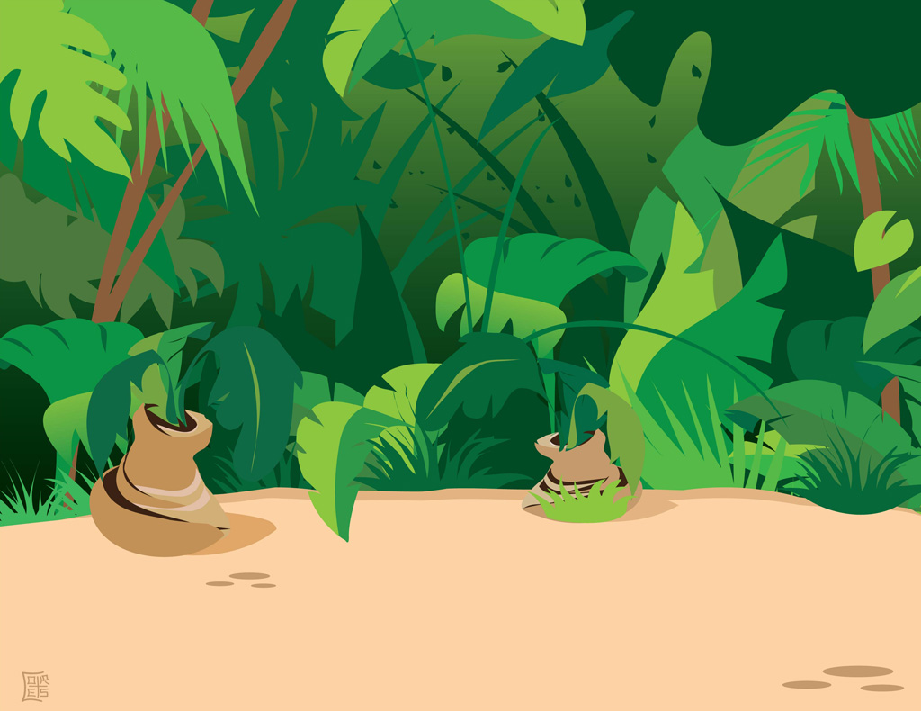 Cartoon Jungle Clip Art