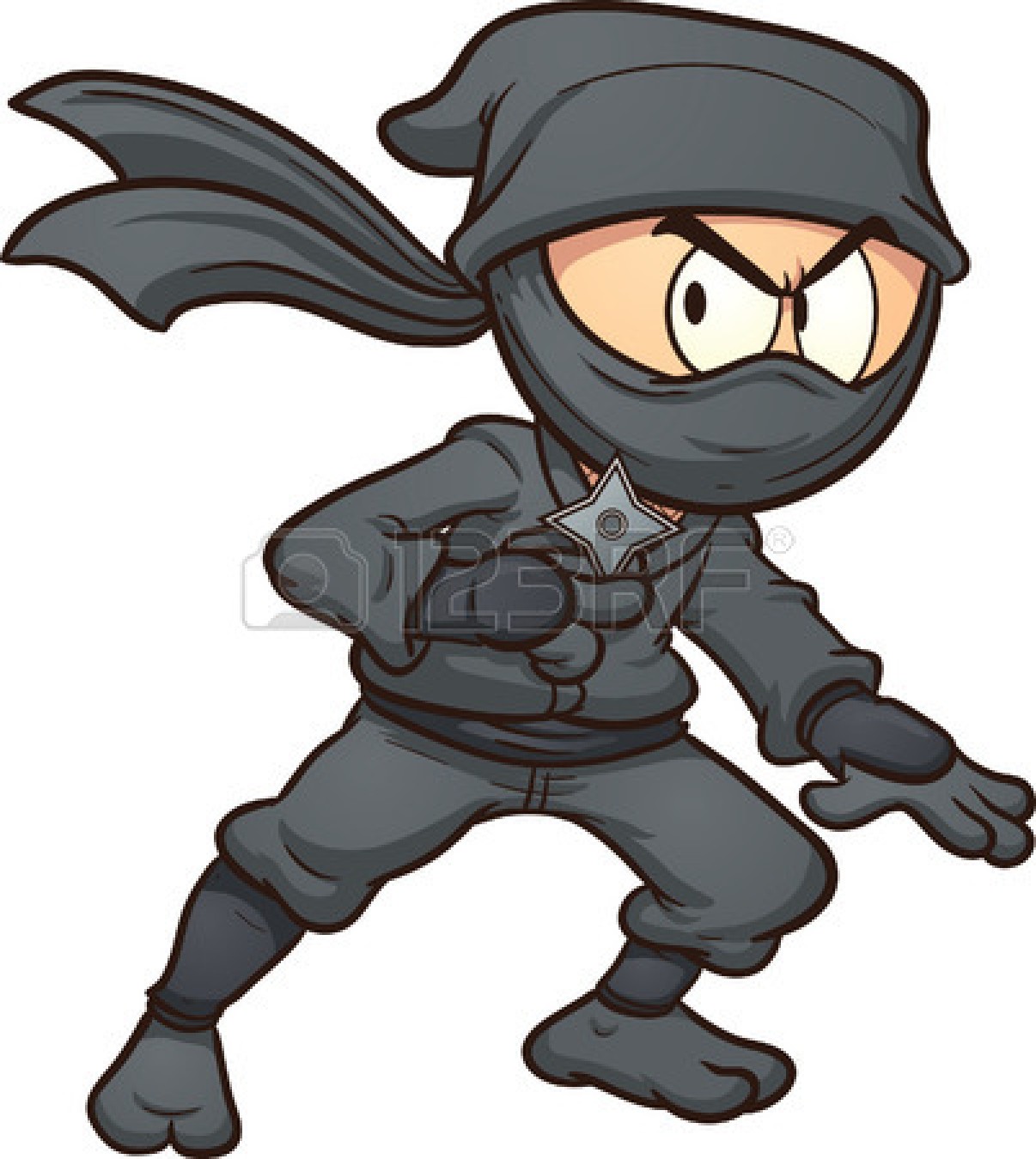 Cartoon Ninja Clip Art