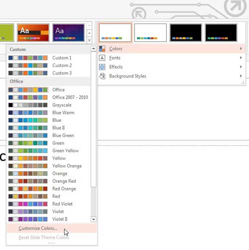 Change Hyperlink Color PowerPoint 2013