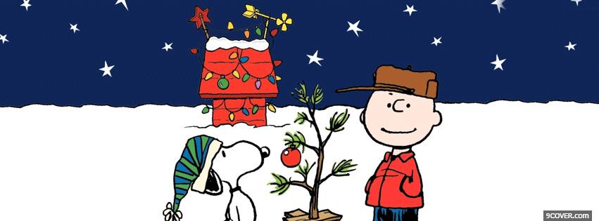 Charlie Brown Christmas Facebook Cover