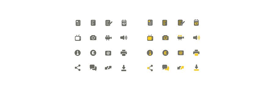 Church Website Icons