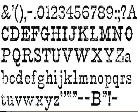 Civil War Font