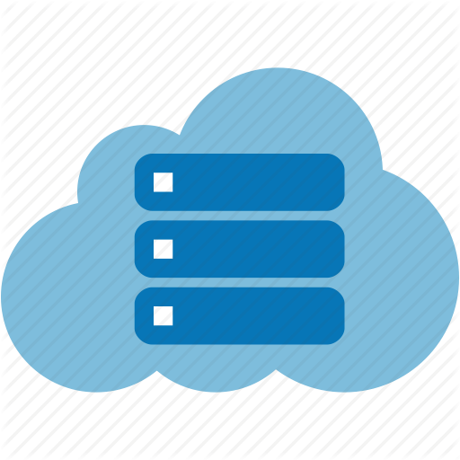 Cloud Database Server Icon