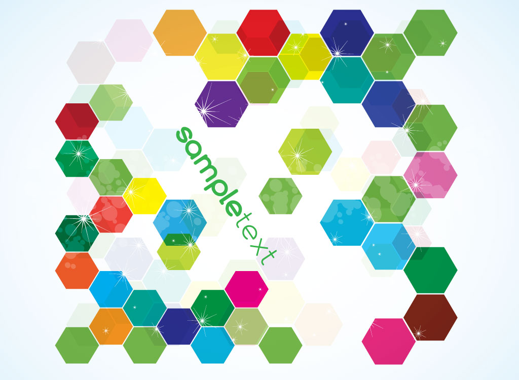 Colorful Geometric Vector Shapes Colorful Geometric Vector Shapes