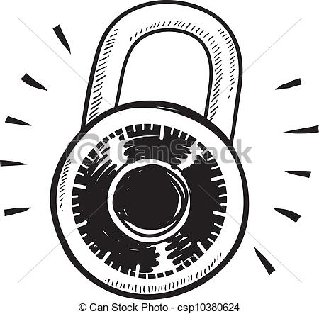 13 Lock Icon Line Art Images