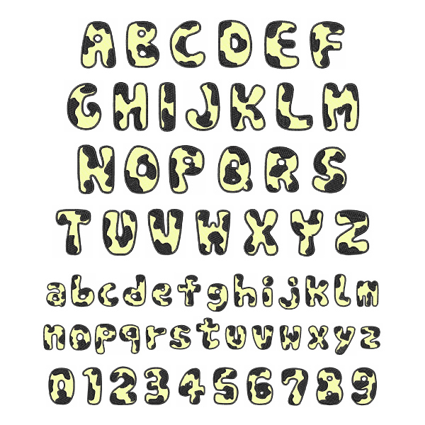 Cow Print Font Free Cow Print Font Free