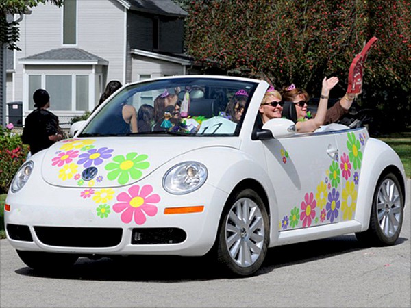 Daisy VW Beetle Decals Graphics