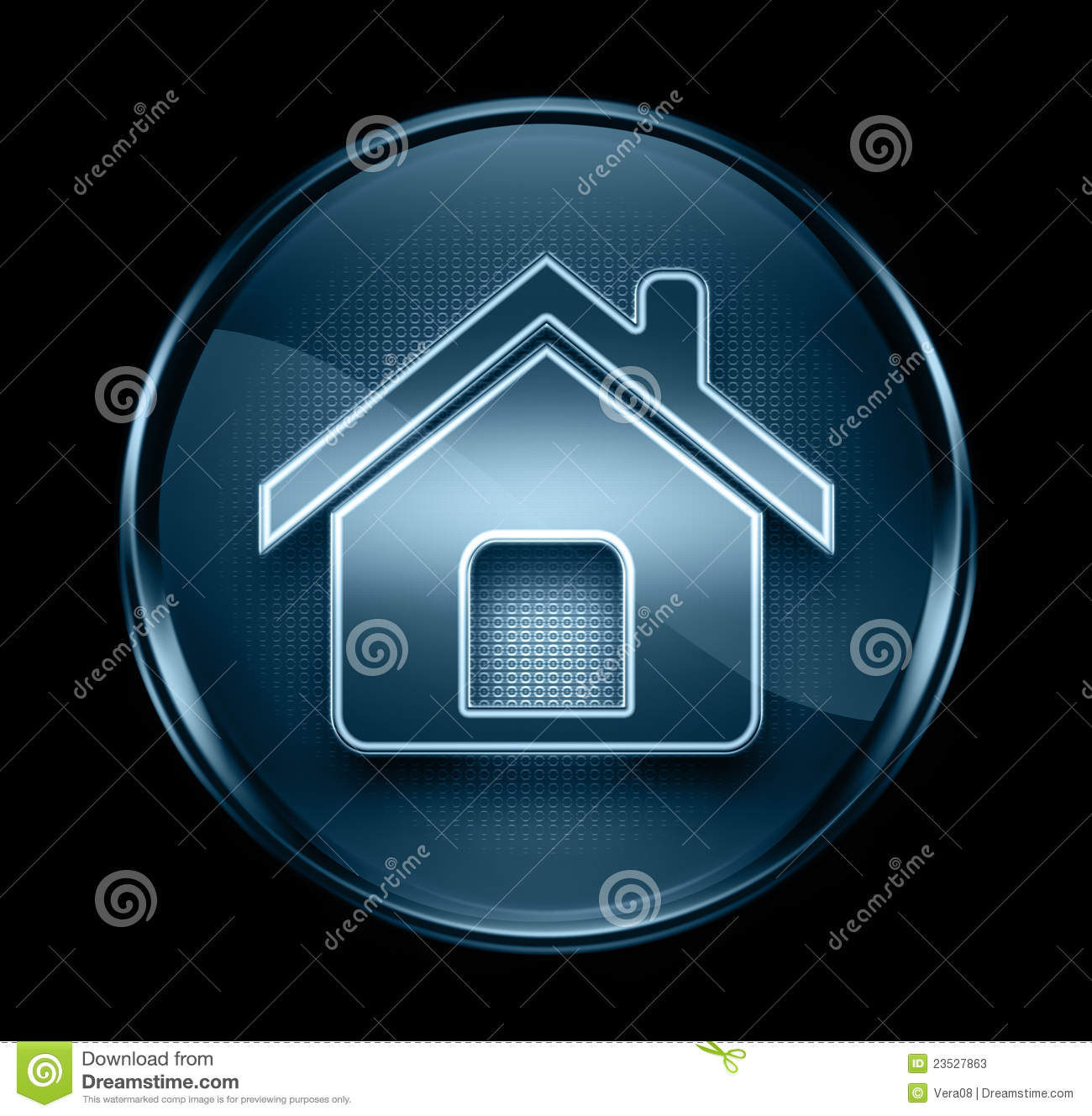Dark Blue Home Icon
