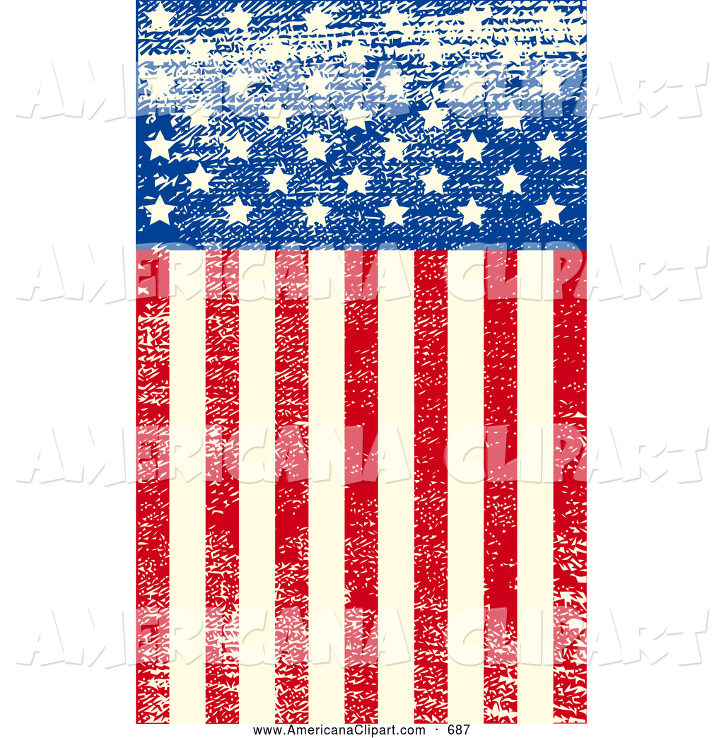 15 Distressed American Flag Vector Art Images