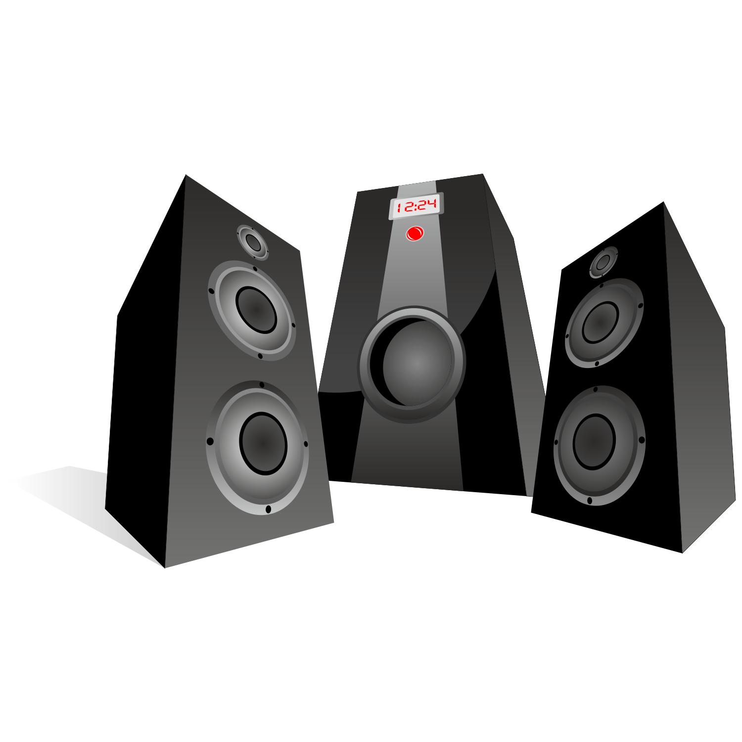 DJ Speakers Vector