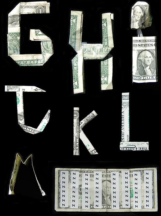 Dollar Bill Font