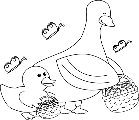 Easter Religious Clip Art Black and White