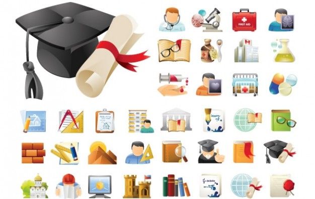 Education Icons Free Download