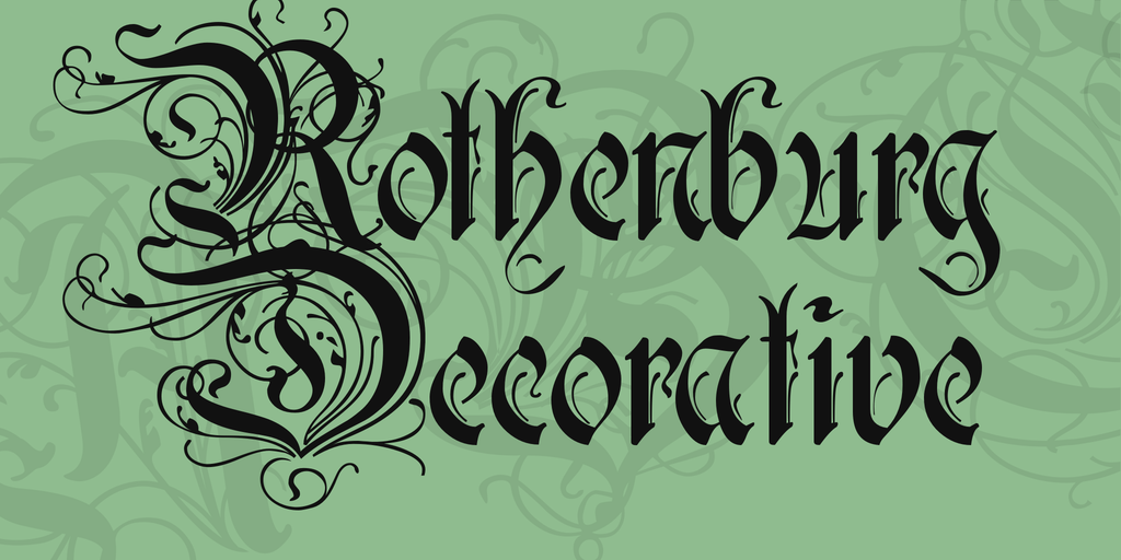 Fancy Decorative Fonts Alphabet