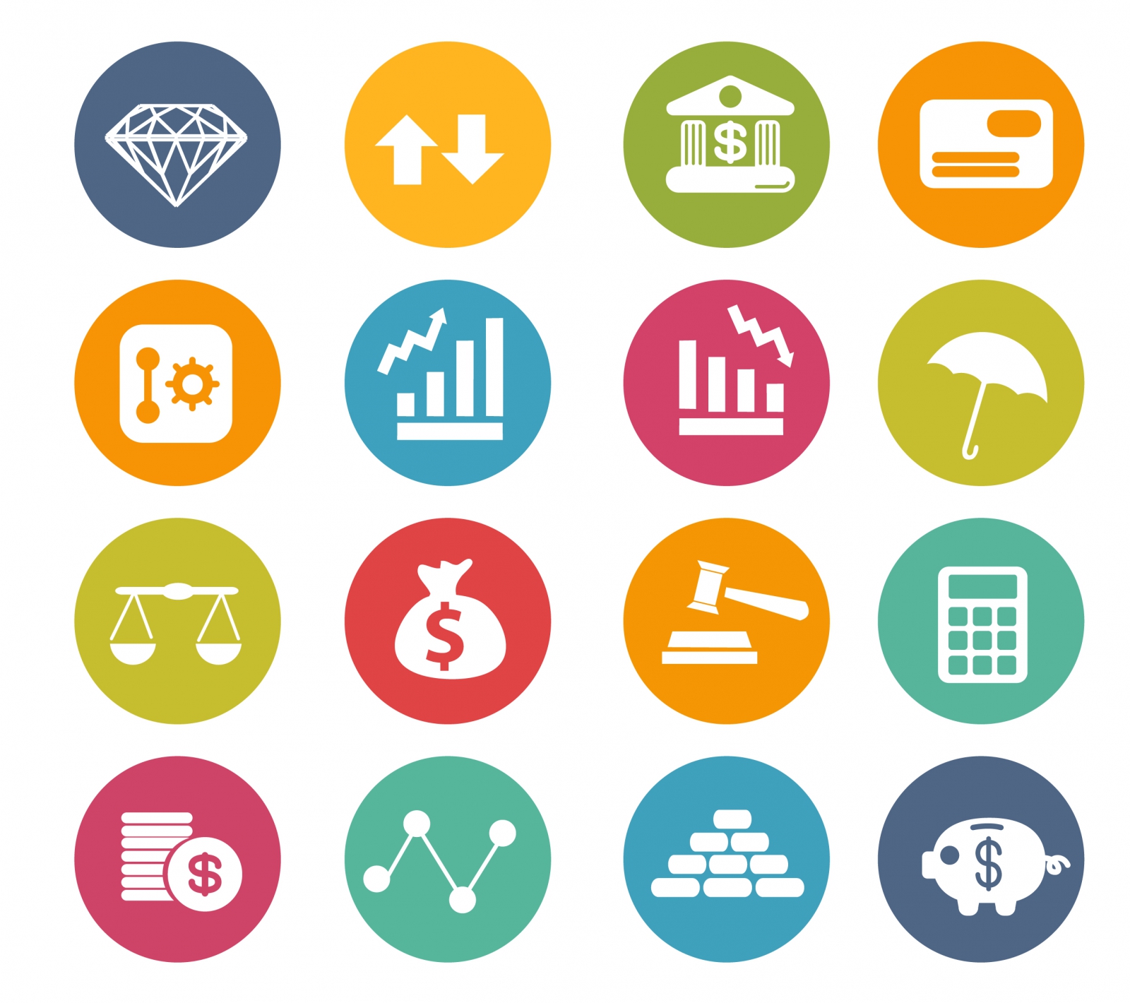 Finance Vector Icons Free