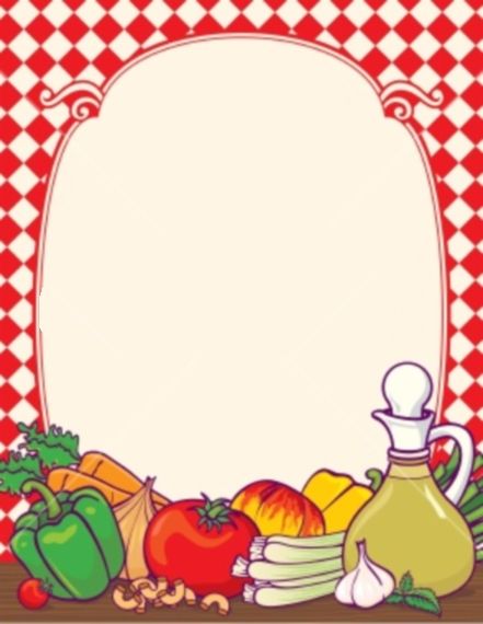 Food Borders Clip Art