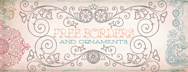 Free Clip Art Vintage Borders and Frames