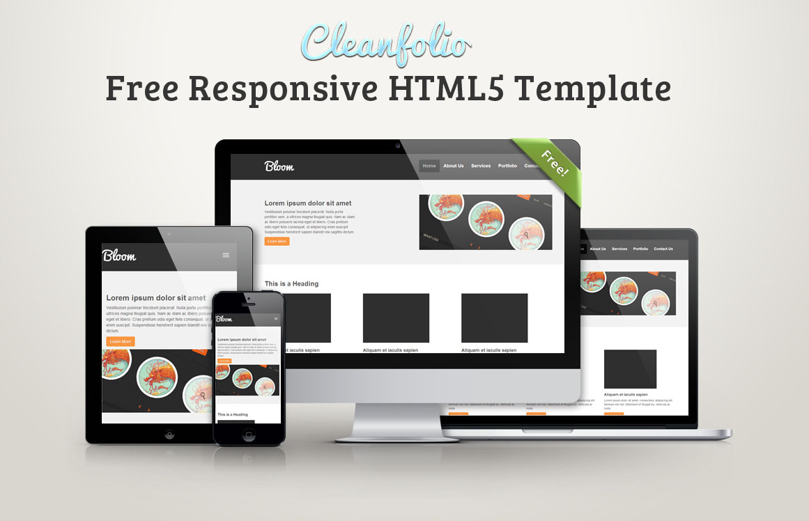 Free HTML5 Responsive Templates