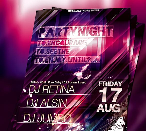 Free Party Flyer Design Templates