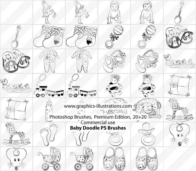 Free Photoshop Baby Brushes