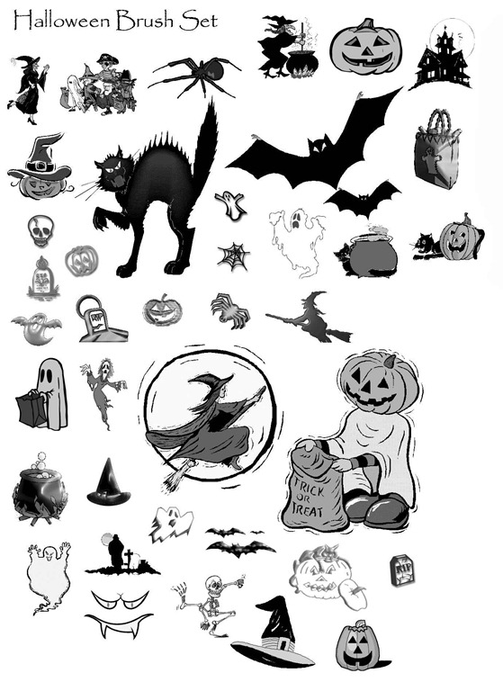 Free Photoshop Halloween Brushes